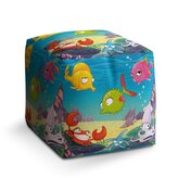 Taburet Cube Podmořský svět 2: 40x40x40 cm