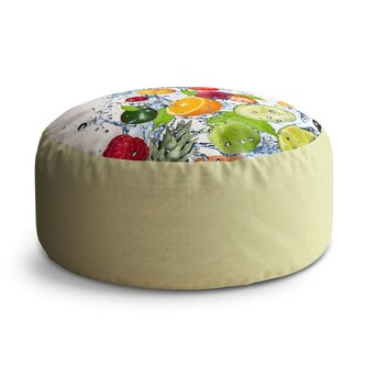 Taburet Circle Ovoce: 38x48 cm