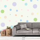 Tapeta Tříbarevné puntíky: 336x220 cm