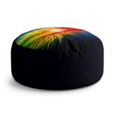 Taburet Circle Barevná exploze: 38x48 cm