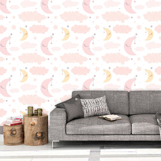 Tapeta Měsíčky: 208x125 cm