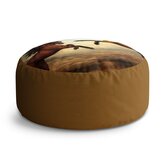 Taburet Circle Vzpínající se koně: 38x48 cm