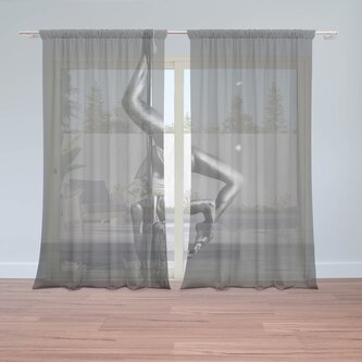 Záclony Pole dancer: 2ks 150x250cm Záclony Pole dancer: 2ks 150x250cm