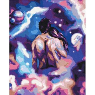 Malowanie po numerach - Kosmiczny romans 40x50cm