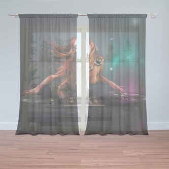 Záclony DJka: 2ks 150x250cm