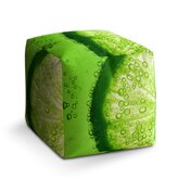 Taburet Cube Limetka: 40x40x40 cm