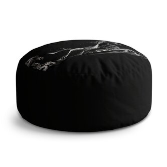 Taburet Circle Vodní kůň: 38x48 cm