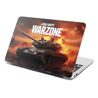 Samolepka na notebook Call of Duty Warzone - tank: 29x20 cm