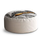 Taburet Circle Žluté taxiky: 38x48 cm