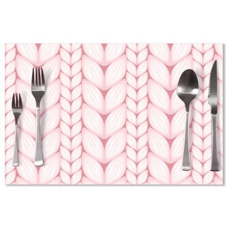 Prostírání Starorůžové pletení: 40x30cm