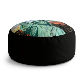 Taburet Circle Socha Svobody: 38x48 cm