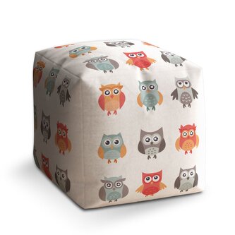 Taburet Cube Sovy 2: 40x40x40 cm Taburet Cube Sovy 2: 40x40x40 cm