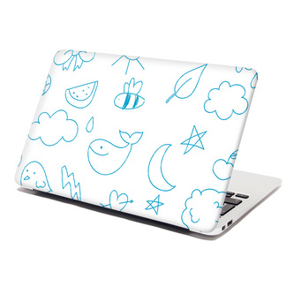 Samolepka na notebook Kreslení nejmenších: 29x20 cm