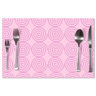 Prostírání Růžové spirály: 40x30cm