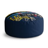 Taburet Circle Malba: 38x48 cm