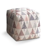 Taburet Cube Barevné stromky: 40x40x40 cm