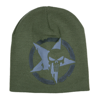 Čepice zimní Fostex Beanie The Punisher - olivová