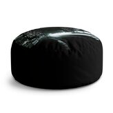 Taburet Circle Noční ulice: 38x48 cm