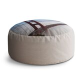 Taburet Circle Golden Gate v mlze: 38x48 cm