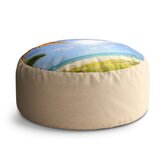 Taburet Circle Pláž: 38x48 cm