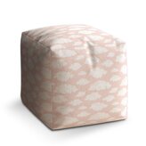 Taburet Cube Oblaky: 40x40x40 cm