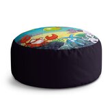 Taburet Circle Podmořský svět 2: 38x48 cm