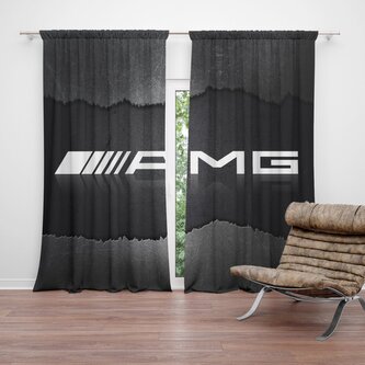 Závěs AMG černá: 2ks 140x250cm Závěs AMG černá: 2ks 140x250cm