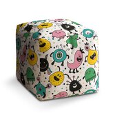 Taburet Cube Příšerky: 40x40x40 cm