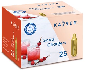 Kayser Sifonové bombičky CO2 jednorázové 25 ks