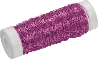 Růžový drát na plastové špulce, délka 50m, průměr 25g