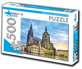 TOURIST EDITION Puzzle Katedrála sv. Víta, Praha 500 dílků (č.28)