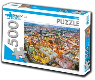 TOURIST EDITION Puzzle Plzeň 500 dílků (č.35)
