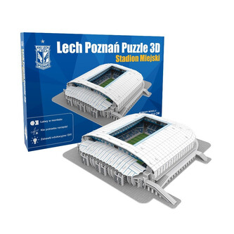 STADIUM 3D REPLICA Svítící 3D puzzle Stadion Lech Poznań - FC Lech Poznań 65 dílků