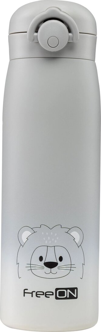 FreeON Termoska nerezová 480 ml - šedá