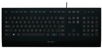 Logitech Corded Keyboard K280E - INTNL Business - US International layout