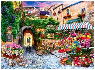 ANATOLIAN Puzzle Květinový trh 1000 dílků