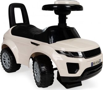 ECOTOYS Odrážedlo Auto s melodiemi bílé