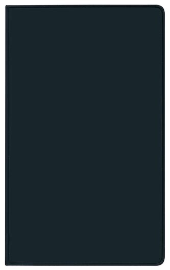 Taschenkalender Pluto geheftet PVC schwarz 2025