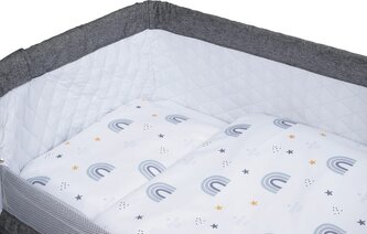 BUBABA Souprava do kolébky Duha 5dílná