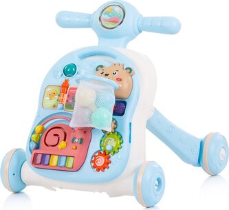 CHIPOLINO Chodítko interaktivní 3v1 Bear Blue