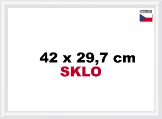 BFHM Plastový rám na puzzle 42x29,7cm A3 - bílý