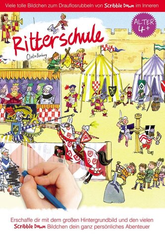 HCM KINZEL Propisovací obrázky Scribble Down: Rytířská škola