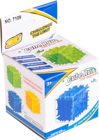 KIK 3D Labyrint Cube Run 1ks (mix)