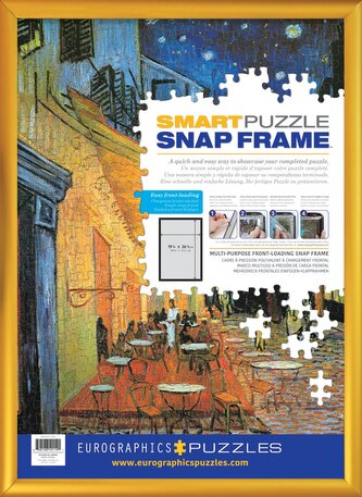 EUROGRAPHICS Smart puzzle Zlatý hliníkový klaprám na puzzle 48,89x67,63cm