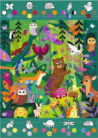 DJECO Puzzle Observation: Les 54 dílků DJECO Puzzle Observation: Les 54 dílků