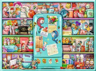 RAVENSBURGER Puzzle Kýčovitá kuchyně 500 dílků