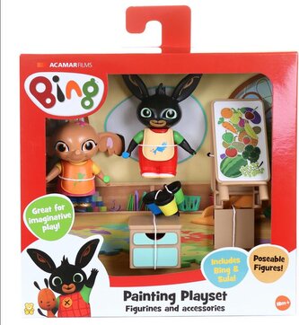 Sada figurek Bing: Maluj s Bingem