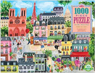 EEBOO Puzzle Den v Paříži 1000 dílků