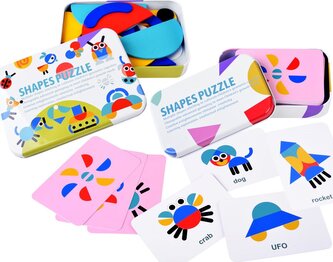 PIXINO Dřevěný tangram