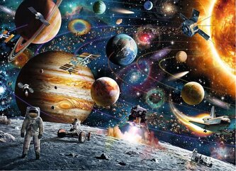 RAVENSBURGER Puzzle Astronaut ve vesmíru 60 dílků